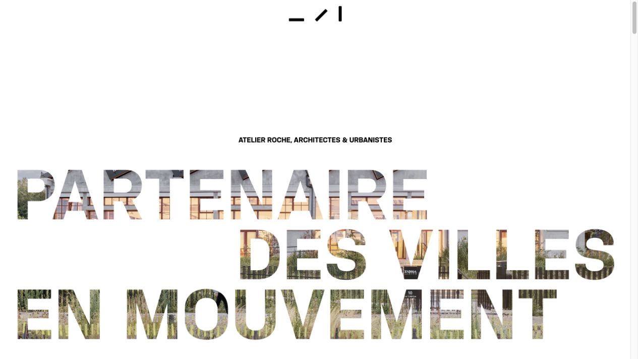 Capture du site de Atelier Thierry Roche & associés