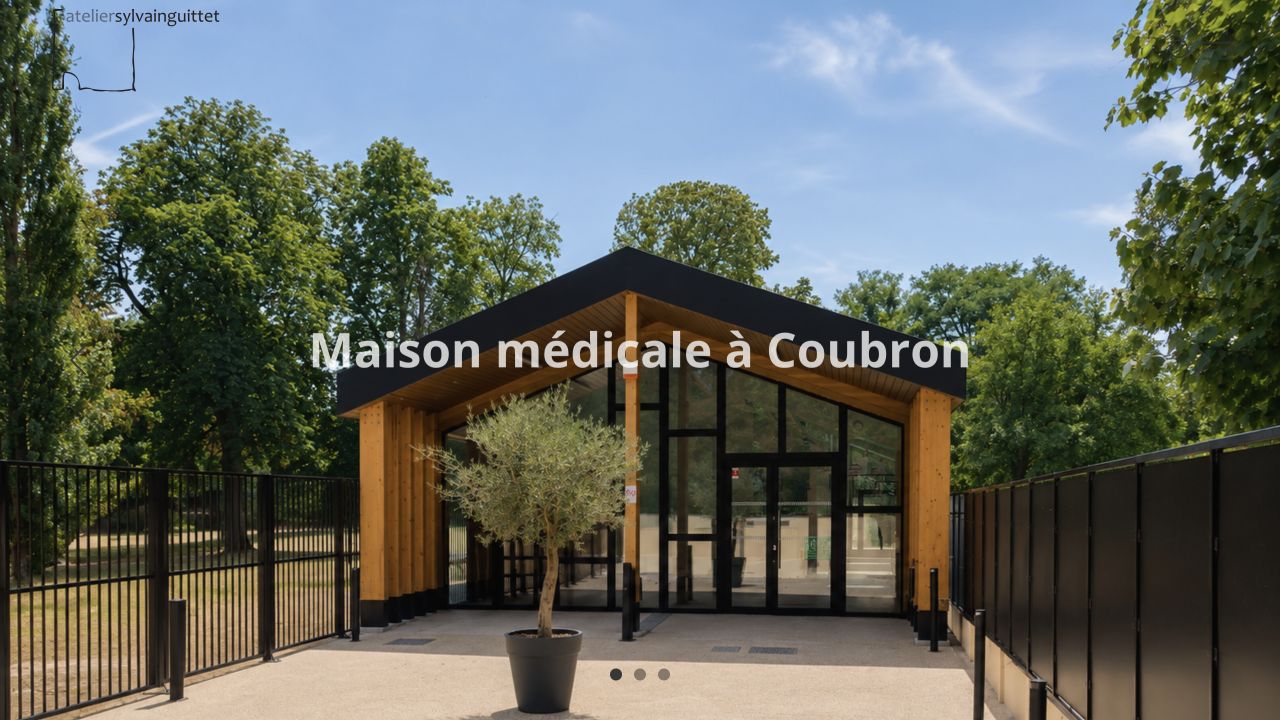 Capture du site de Atelier Architecture Sylvain Guittet