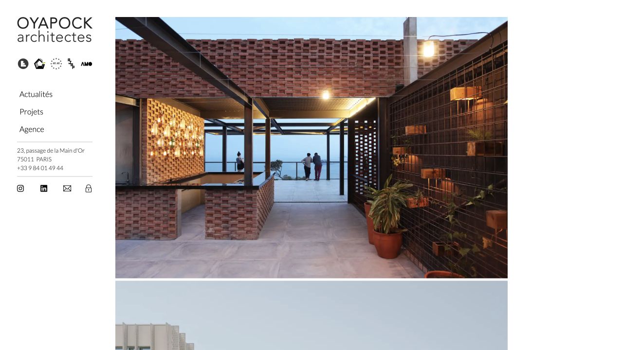 Capture du site de Oyapock Architectes