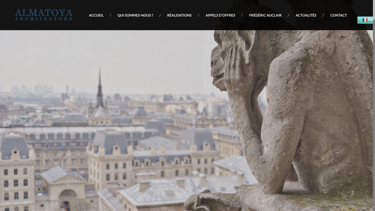Capture du site de Almatoya Architecture